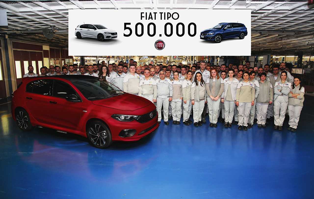 Fiat Tipo alcanza el hito de las 500.000 unidades