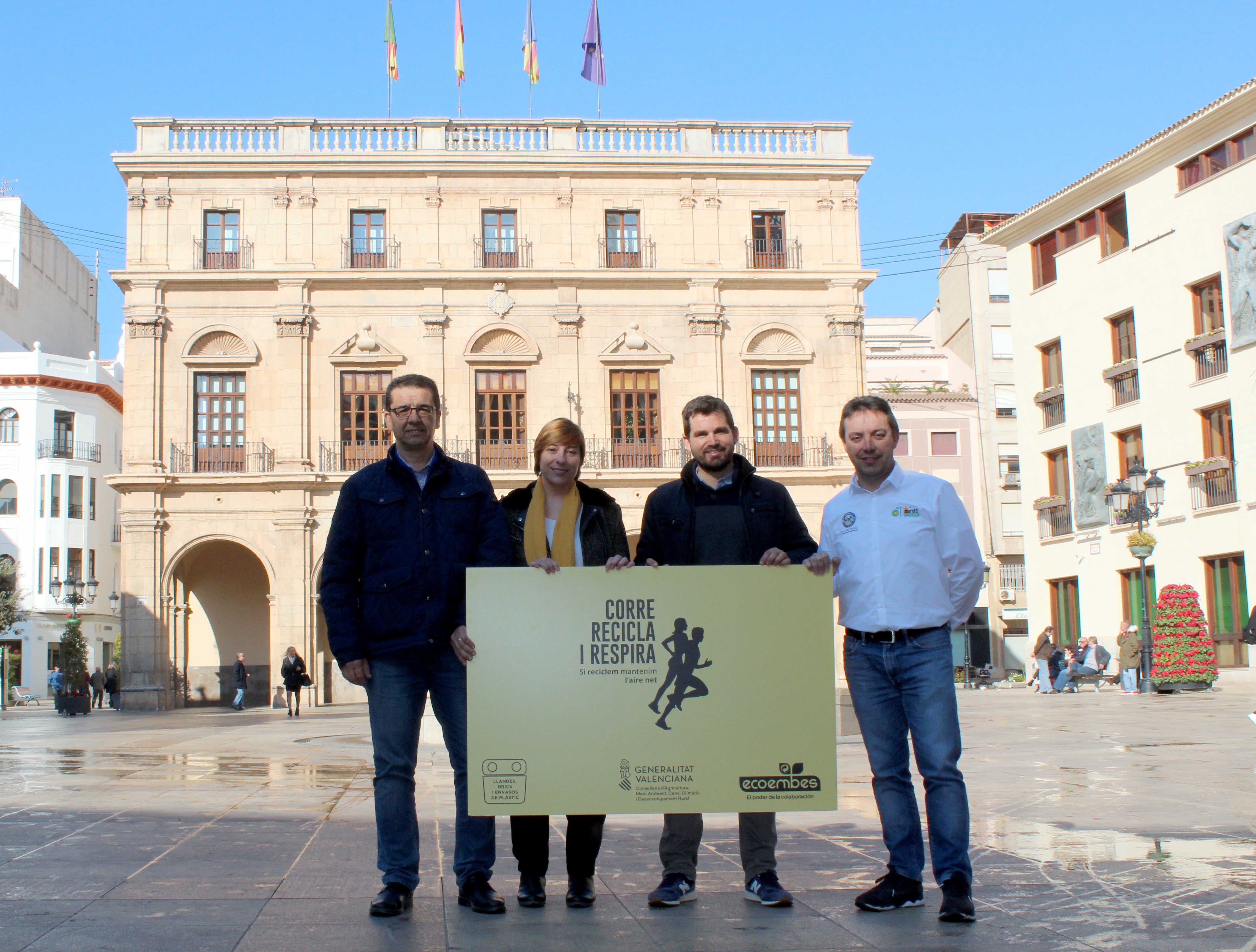 Ecoembes y Conselleria llevan a la Marató BP Castelló su campaña en favor del reciclaje