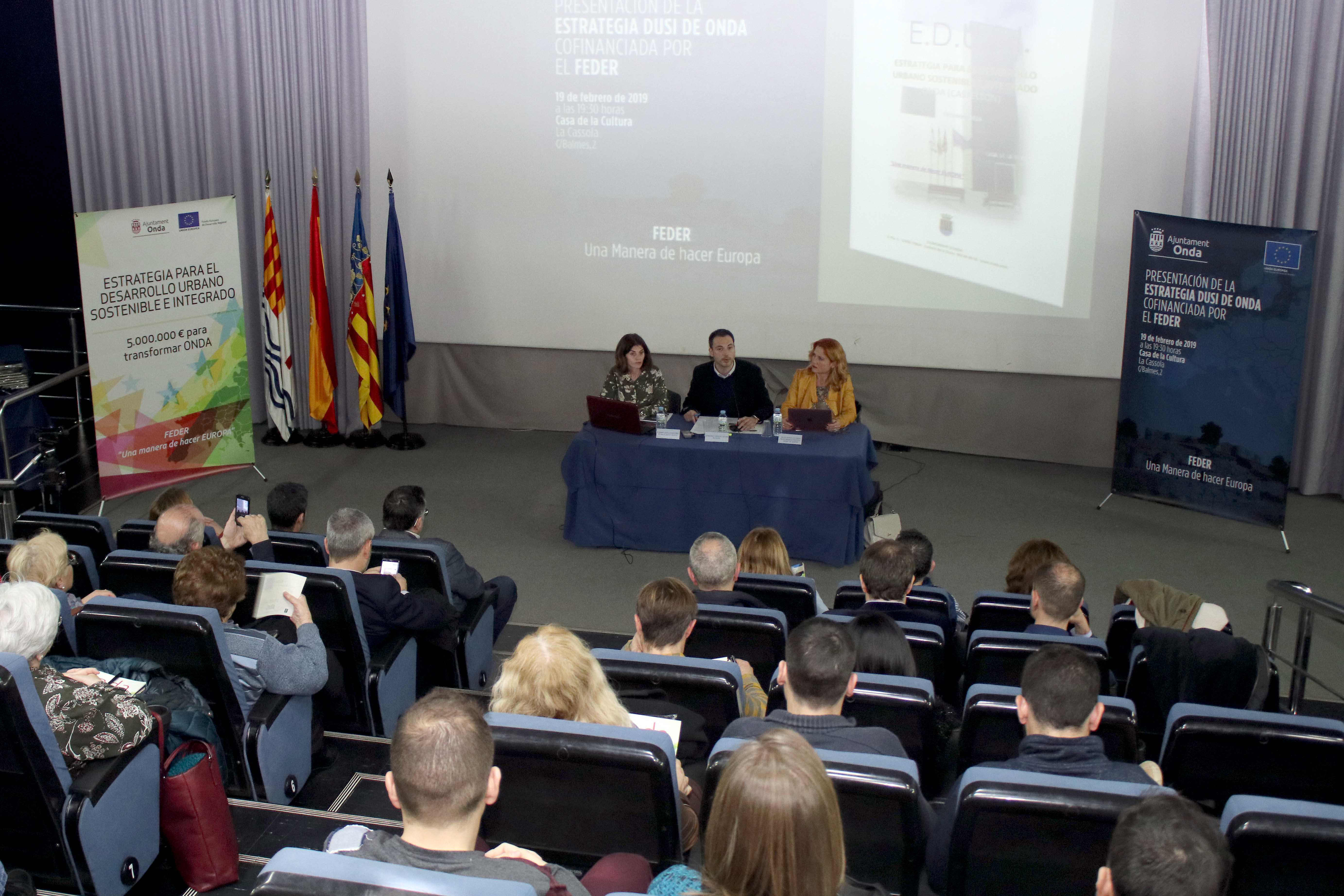Onda detalla a la ciudadanía las claves de los diez proyectos que cofinanciará Europa en la ciudad