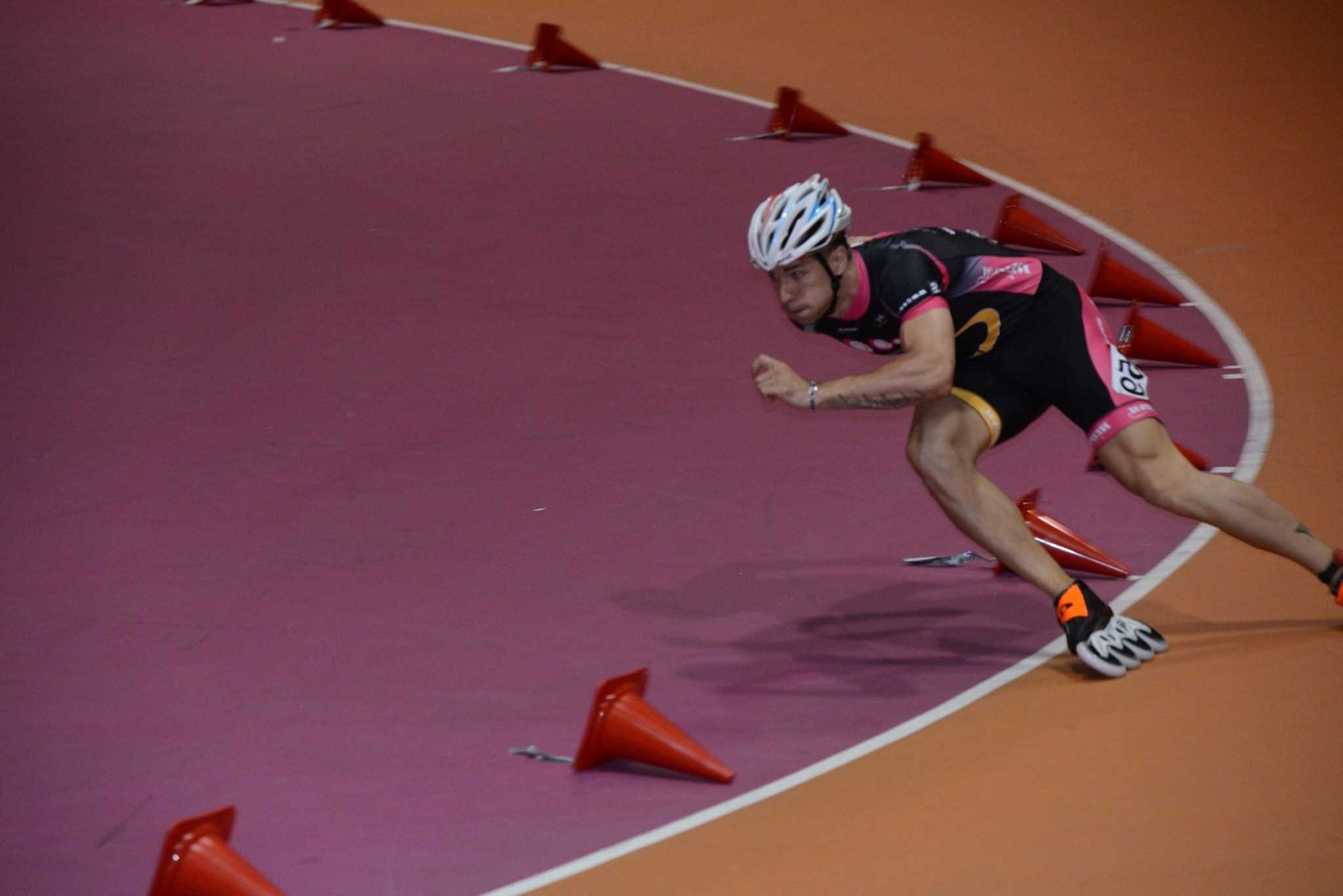 El campeón mundial Ioseba Fernández, primer inscrito en los 100 metros sprint del Roller Maratón