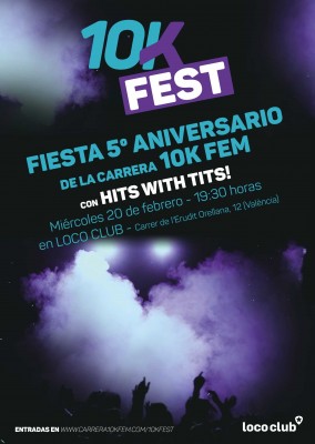 La Carrera 10KFem celebra su 5º aniversario con una fiesta para todas las corredoras de Valencia