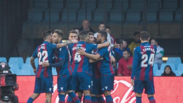 El Levante igualó su victoria visitante más goleadora en Primera