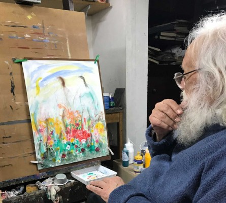 Mor Progreso Domínguez, pintor valencià molt lligat a la creació del Museu de Vilafamés