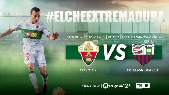 Elche y Extremadura disputan puntos clave para la permanencia