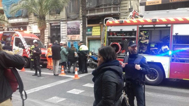 Se derrumba parte de un piso en València sin heridos 