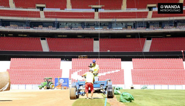 El Rico Pérez, hermanado con Montilivi y el Wanda Metropolitano