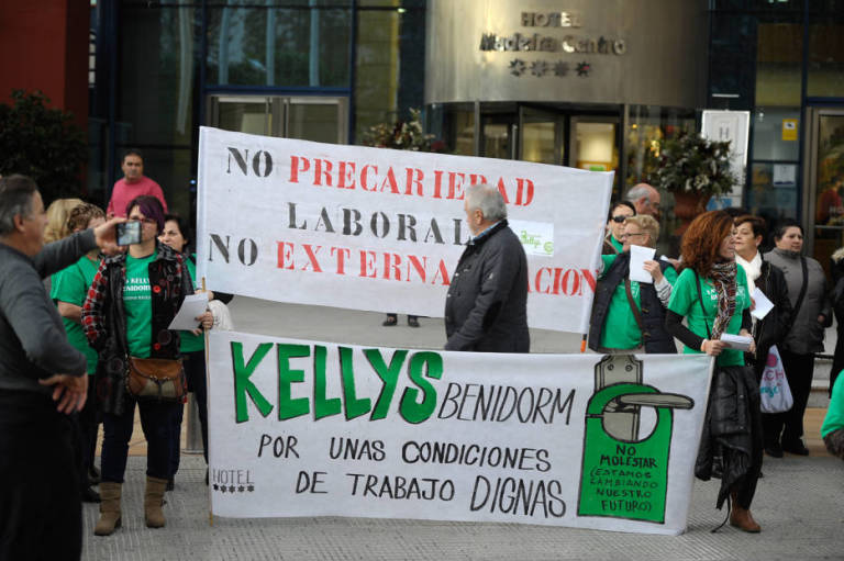 Las Kellys de Benidorm saldrán a la calle el 21 de febrero para defender sus derechos