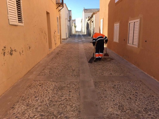 Alicante ejecuta un operativo especial de desbroce y limpieza de la isla de Tabarca