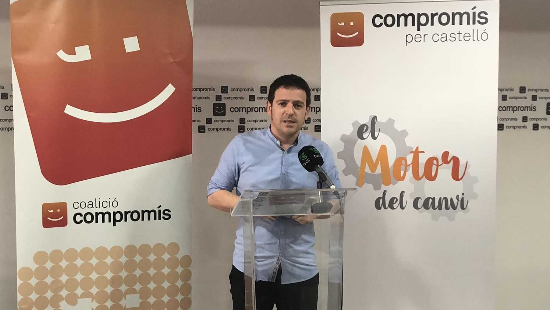 El vicealcalde Ignasi Garcia se convierte en único candidato a la Alcaldía por Compromís per Castelló