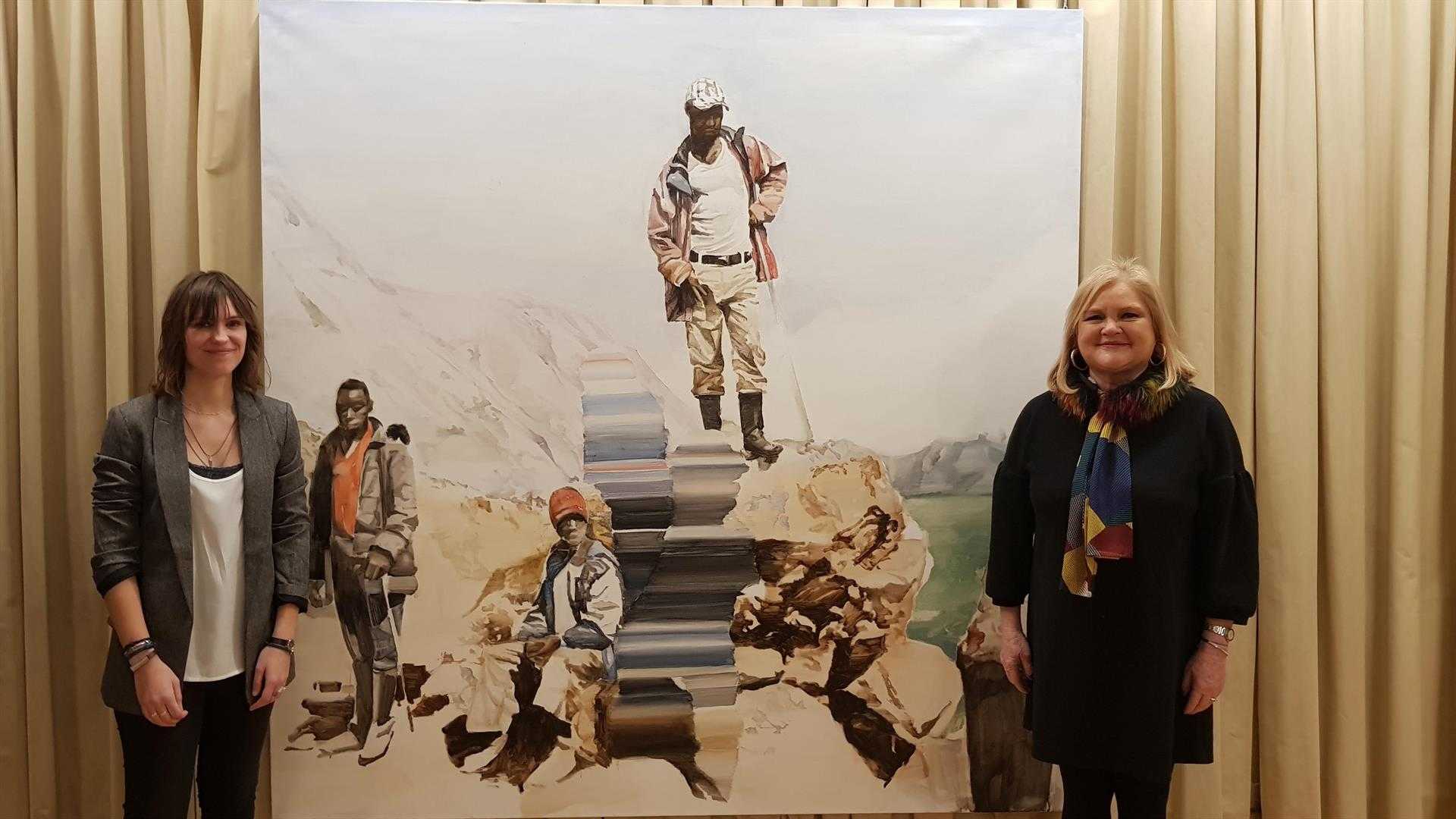 Alba Cortés gana el premio de pintura Salón de Otoño del Ateneo de València