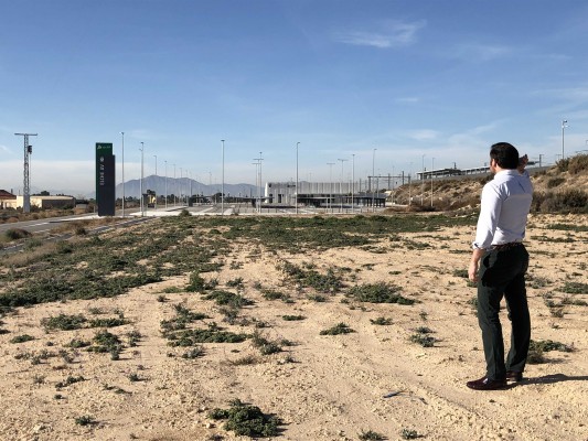 El Partido Popular lamenta el estado de los accesos a la estación del AVE en Elche