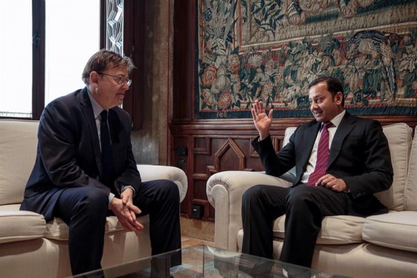 Murthy se reúne con Puig para tratar los asuntos de la multa de la Unión Europea, estadio y Portxinos