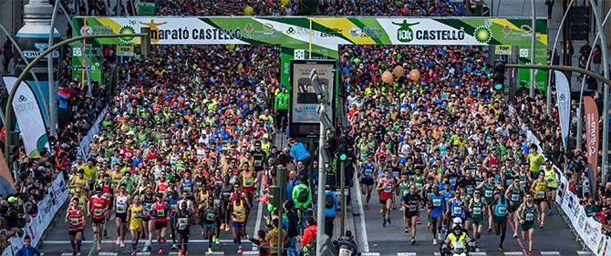 La IX Marató BP Castelló estrena recorrido, más céntrico, con vistas al mar y en doble sentido 
