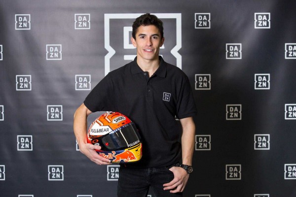 Marc Márquez, nuevo embajador de la plataforma de 'streaming' de deportes DAZN