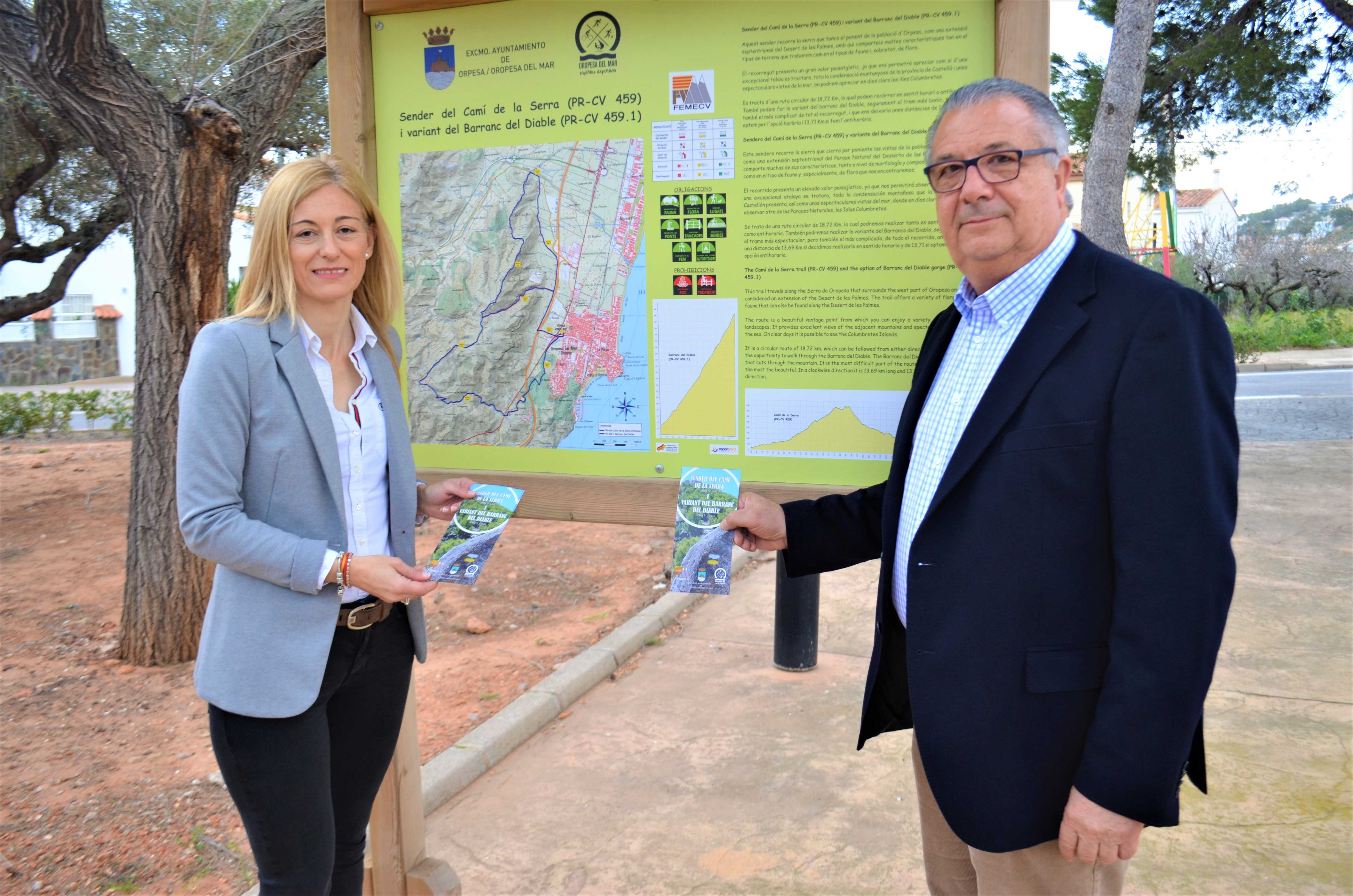 El Camí de la Serra y la variante del Barranc del Diable de Oropesa del Mar, sendas homologadas