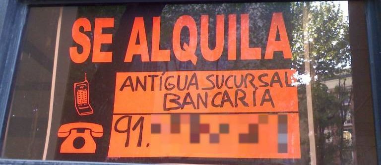 Santander, BBVA, CaixaBank, Bankia y Sabadell cerraron 678 oficinas en 2018
