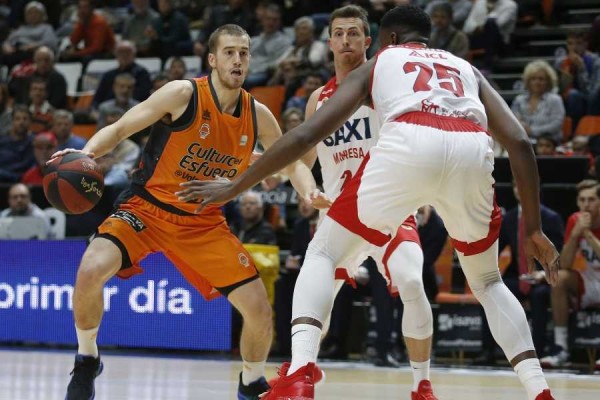 Valencia Basket busca asentarse en la cuarta plaza en la pista del Manresa