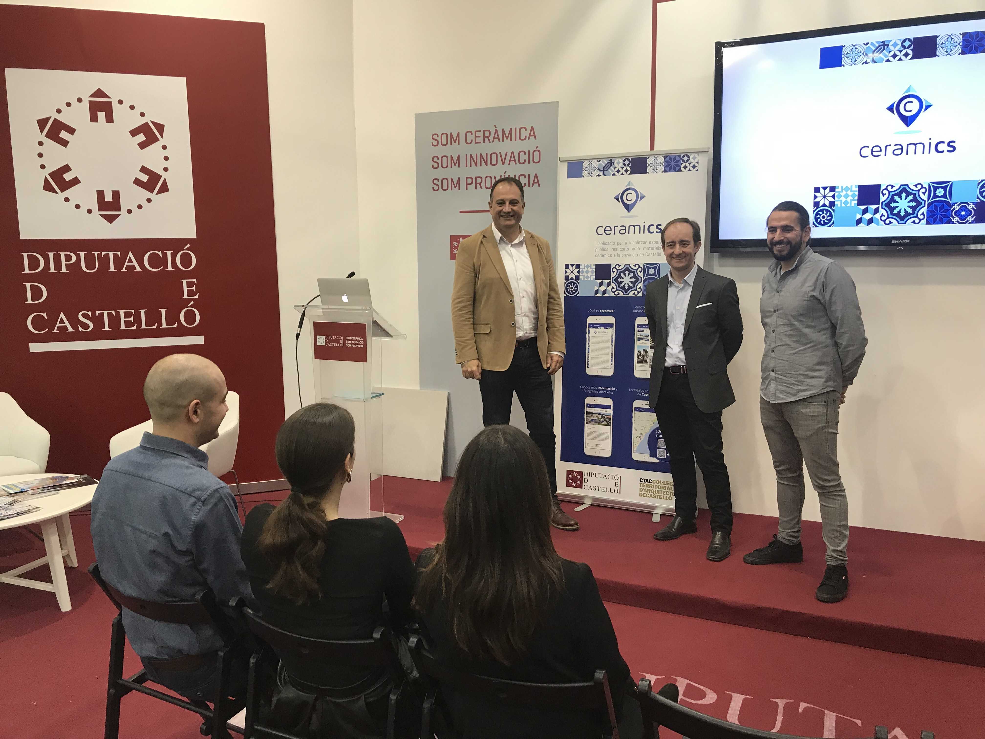 Nuevas mejoras en la APP CeramiCS para impulsar la instalación de cerámica en calles y plazas