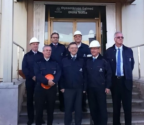 Directivos de Thyssenkrupp destacan la capacidad de crecimiento de la Comunitat para invertir