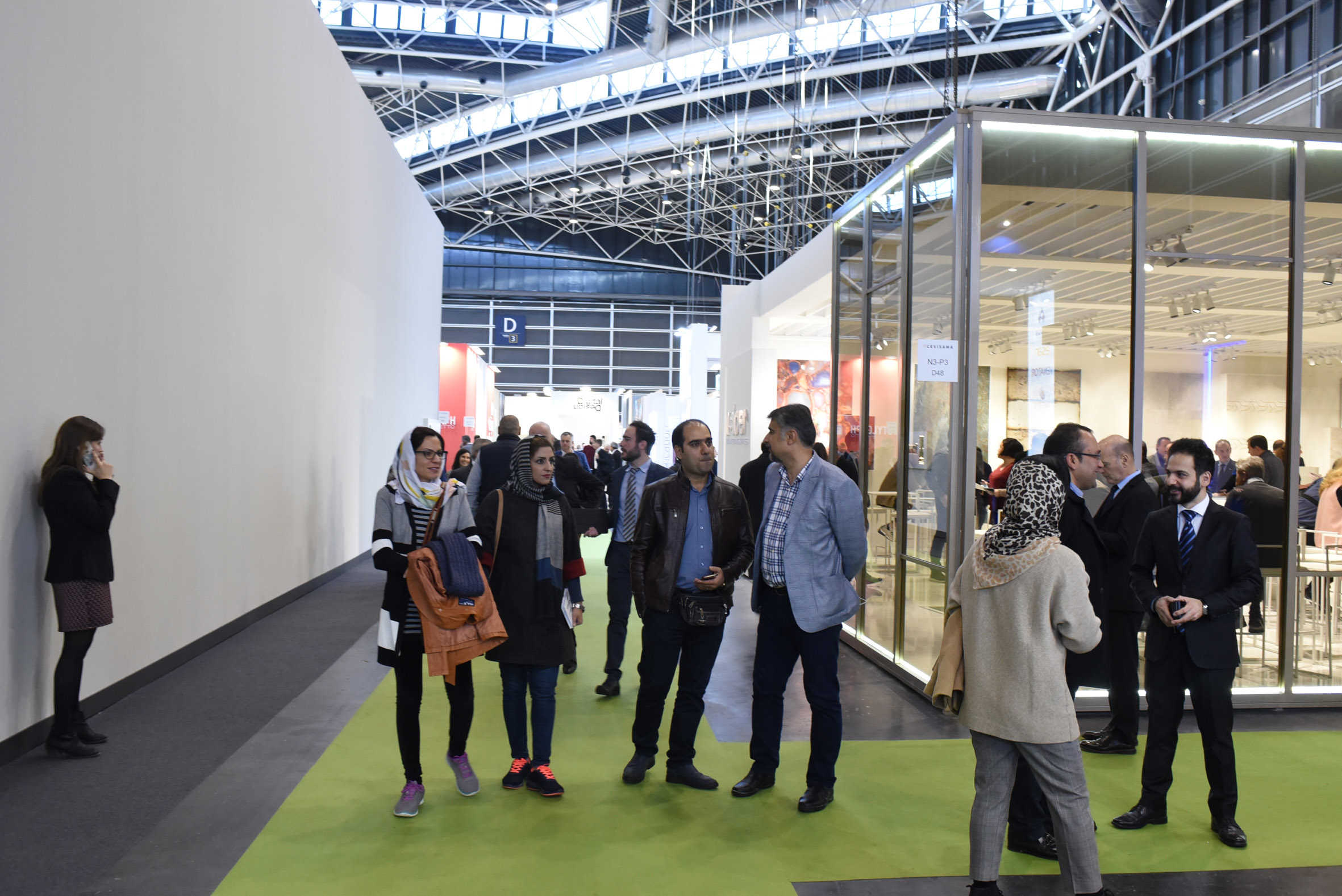 Ambiente en la feria Cevisama (Foto: Carlos Pascual) - 