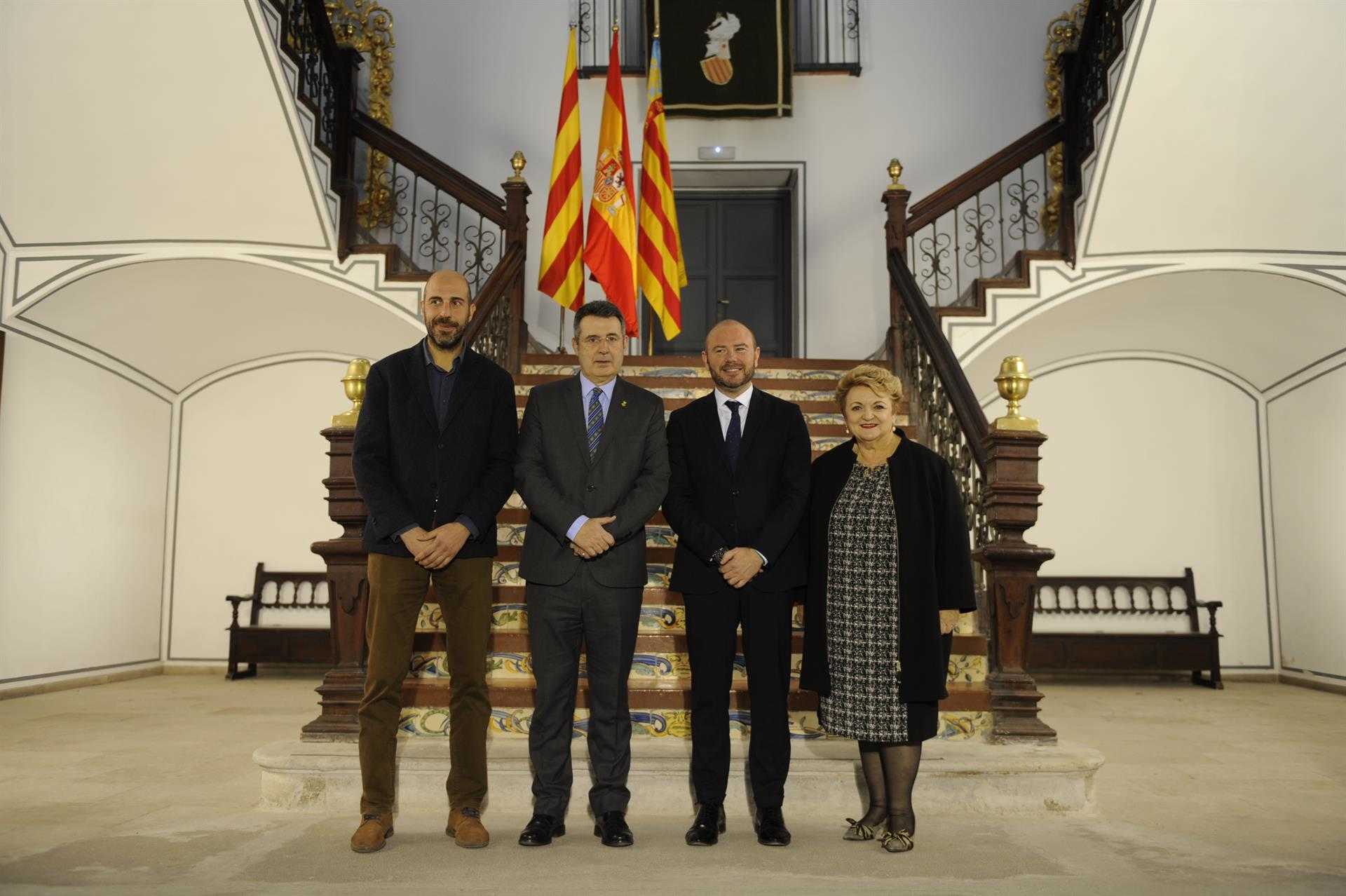 Los presidentes de las diputaciones de Valencia y Girona reivindican el Corredor Mediterráneo