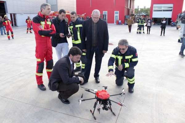 Alicante incorpora drones a su servicio de Salvamento y Extinción de Incendios