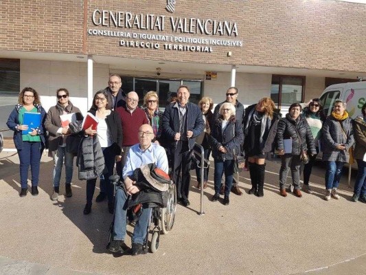 Igualdad prorroga para 2019 el concierto social con 886 plazas para personas con diversidad funcional en Castellón