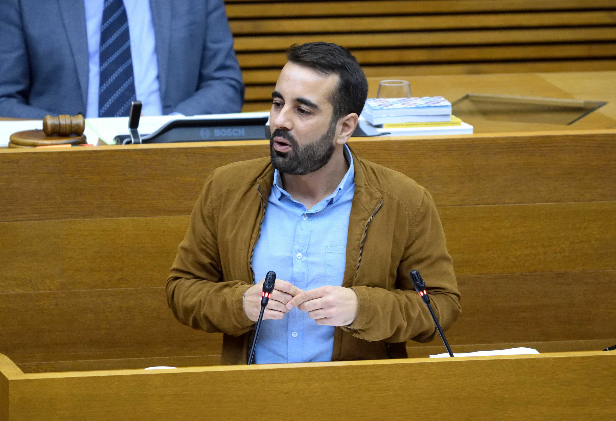 El diputado y secretario de Organización del PSPV, José Muñoz. Foto: CORTS - 