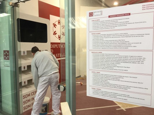 La Diputación y los ayuntamientos ultiman su llegada a Cevisama en respaldo del sector cerámico