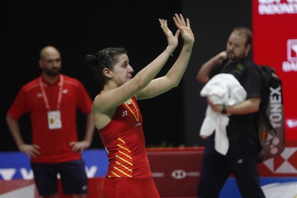Carolina Marín se retira lesionada de la final del Masters de Indonesia
