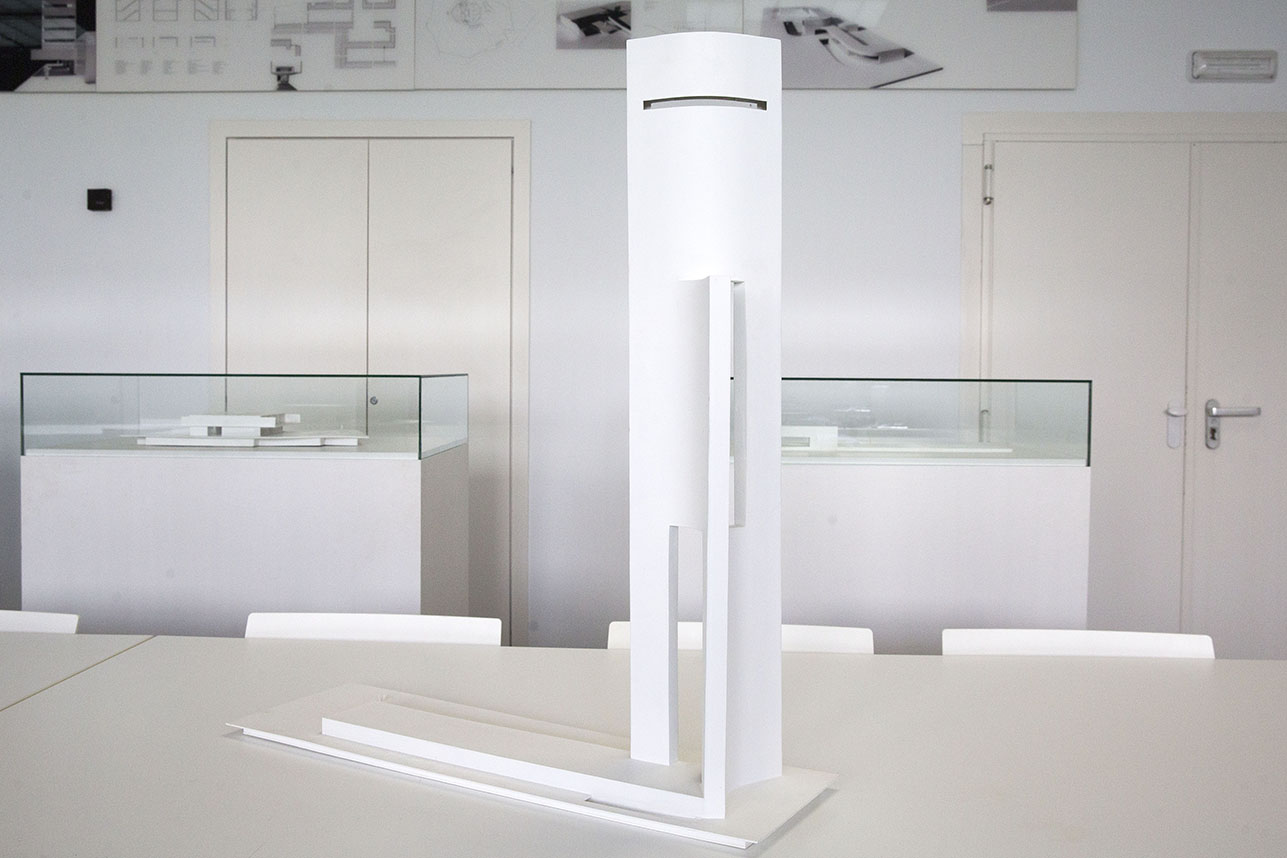 Maqueta de la Torre Eòlica. Foto: MARGA FERRER - 