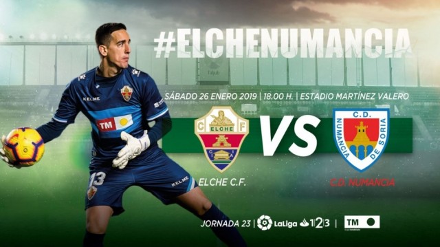 Elche y Numancia disputan tres puntos para huir del peligro