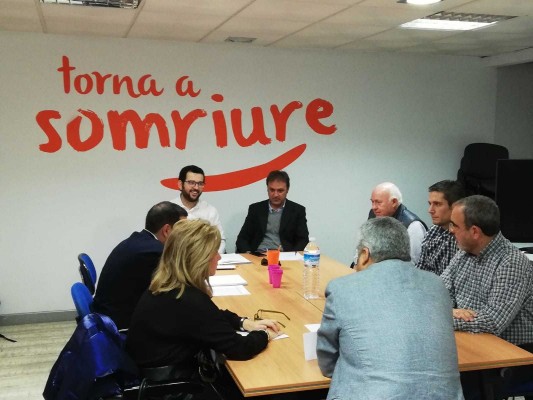 Compromís analiza los PGE 2019 con las patronales de la provincia de Alicante
