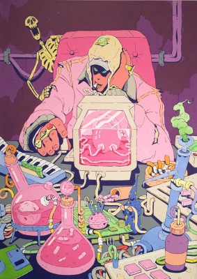 El cyberpunk y la ciencia-ficción son el eje de la nueva exposición de Plastic Murs