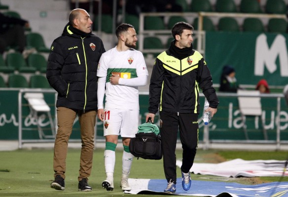 Iván Sánchez se perderá los próximos cuatro partidos por una lesión muscular