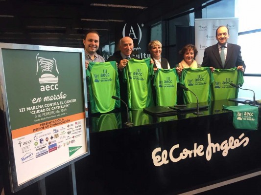 Una marcha solidaria contra el cáncer recorrerá las calles de Castellón el domingo 3 de febrero