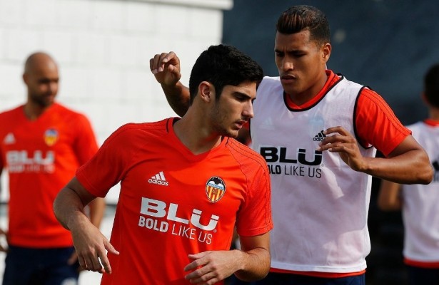 Guedes, ausente del entrenamiento con permiso del club