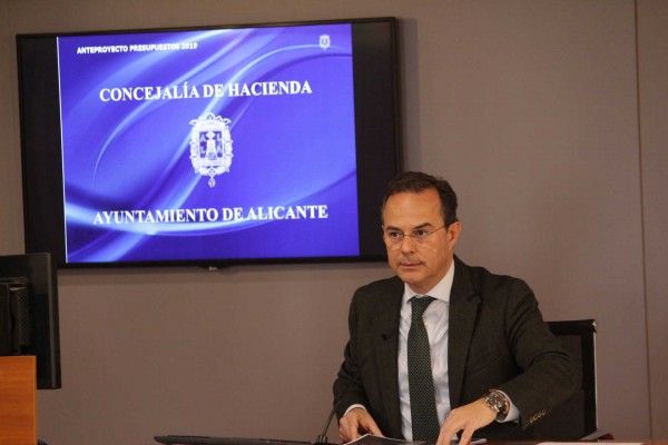 El PP de Alicante lanza las primeras cuentas sin la intervención de Hacienda centradas en la DUSI   