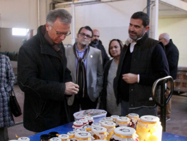 Roger Llanes, DG de Agricultura, Ganadería y Pesca de la Comunitat, visita Jalancina