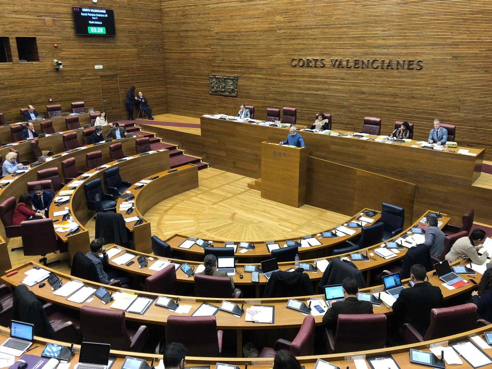Debate Ley Electoral Valenciana. Foto: VP - 