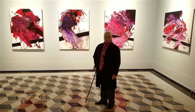 Luis Feito, Premio Nacional de Arte Gráfico 2018: 