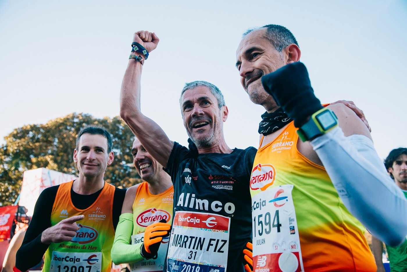 Martín Fiz logra en València el récord del mundo de 10K para mayores de 55 años