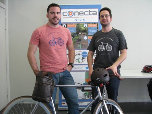 La 'startup' ilicitana Conecta Bike lanza un gadegt que mejora la seguridad de los ciclistas