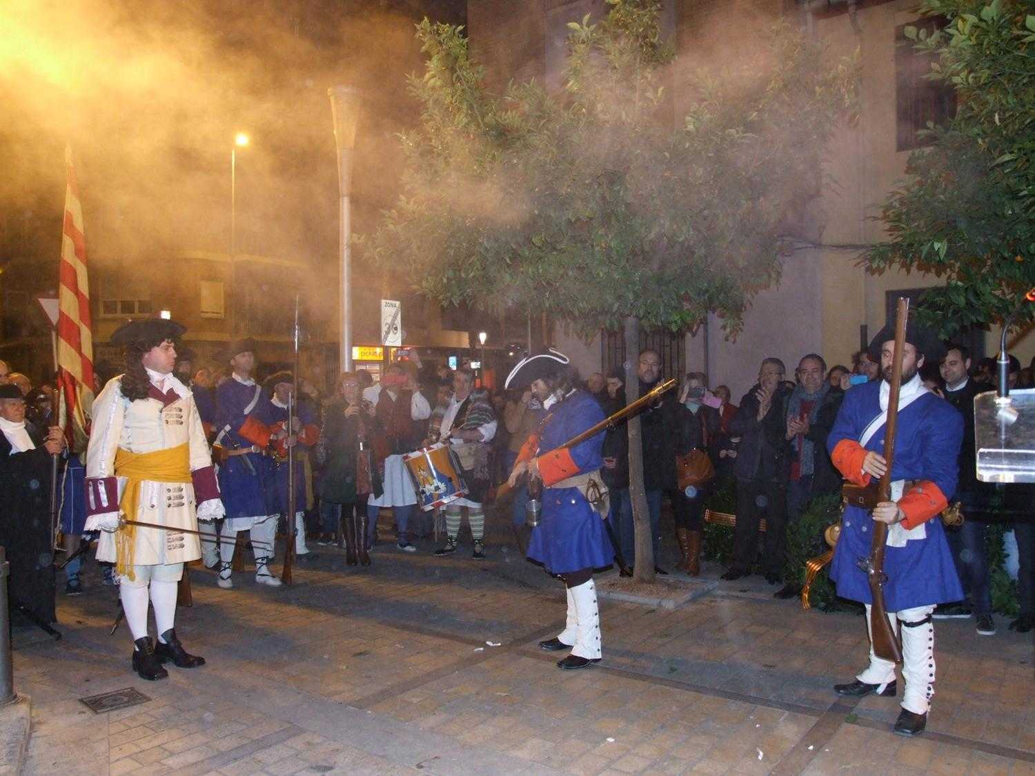 Un momento del desarrollo de la Marcha Cívica de Vila-real - 