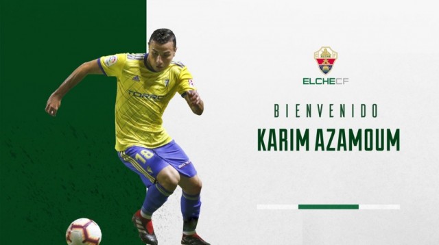 El Elche cierra con el Cádiz la cesión de Karim Azamoum