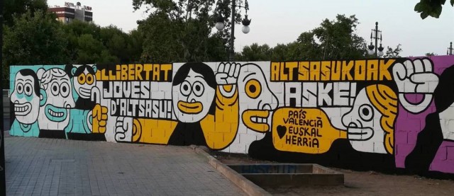 Archivada la denuncia de Vox contra Joan Ribó por el mural de Alsasua

