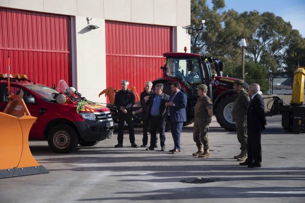 El Consorcio de Bomberos se prepara para la ola de frío con 190 efectivos humanos y 20 quitanieves