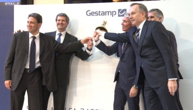 Gestamp vive su peor sesión en bolsa y pierde el precio al que debutó