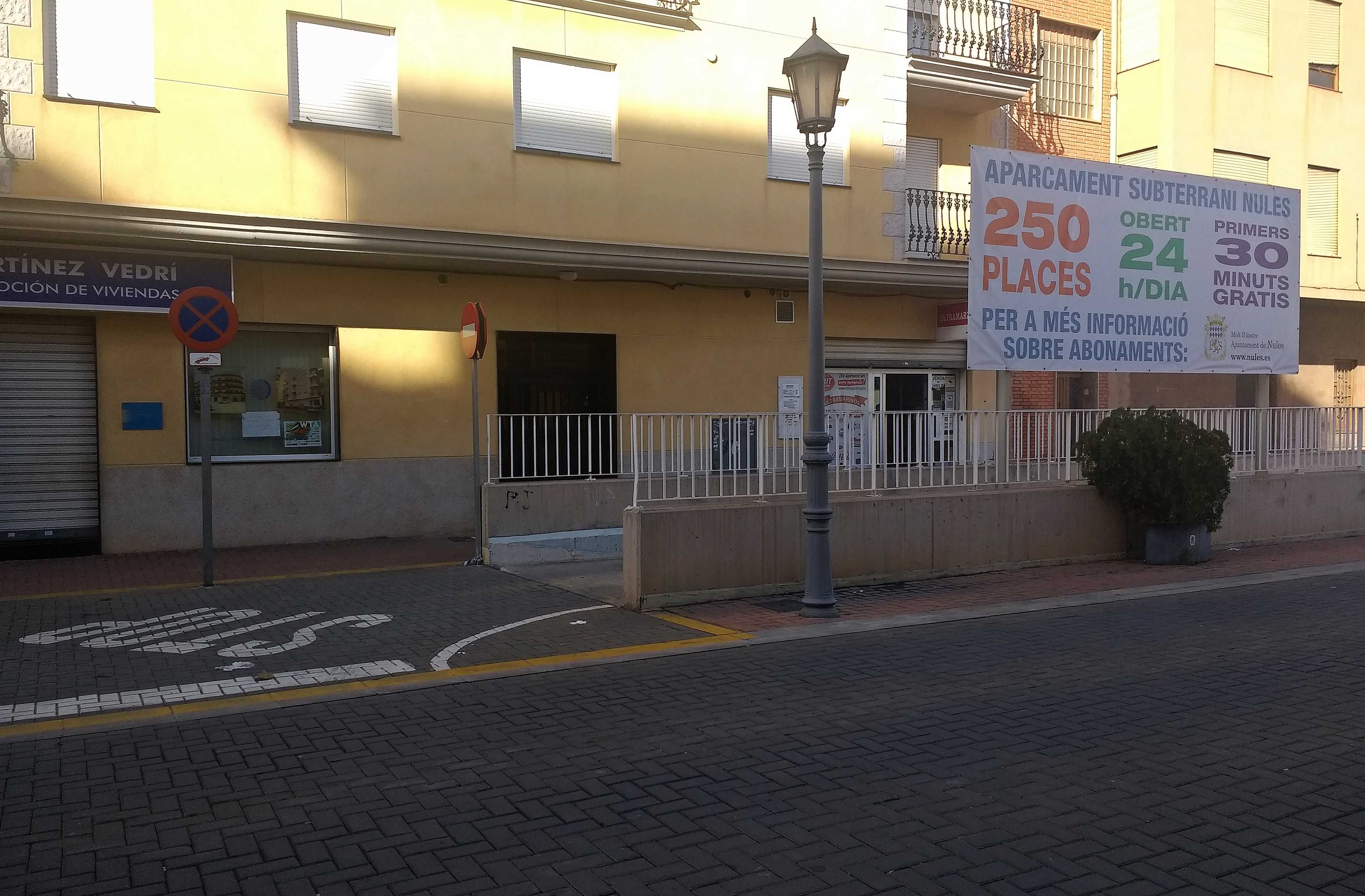 Nules bajará el listón en la explotación del párking cerrado en 2013 tras el escaso interés empresarial