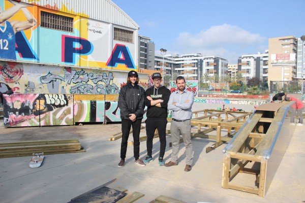 El Patronat d’Esports amplía el skatepark de Grapa en Castellón